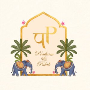Royal Elephant - Wedding Logo